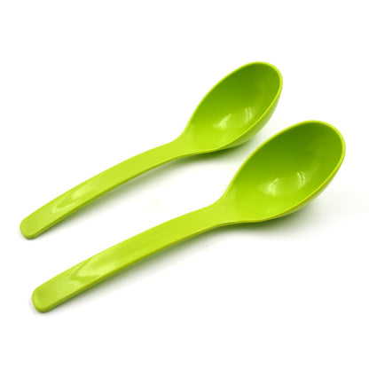 Plastic Kitchen Ladle for Frying, Curry & Serving Food (2 Pc Set)