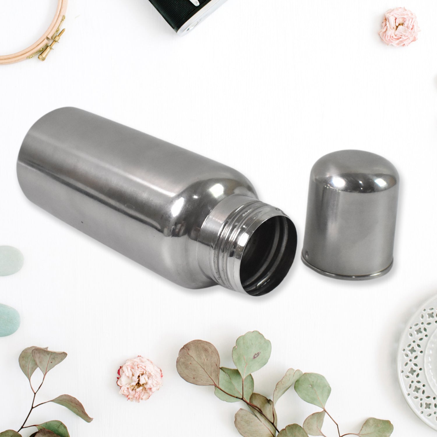 Stainless Steel Baby Feeding Bottle, Milk Feeding (250 ML) Your Brand