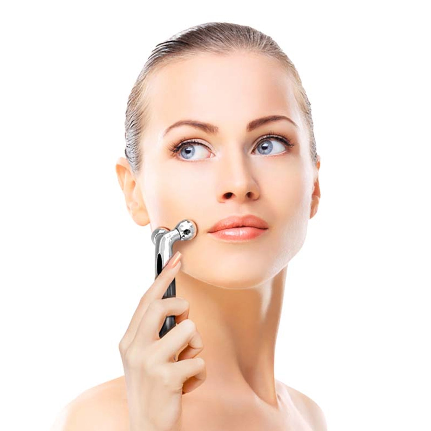 Manual Roller Face Skin Wrinkle Remover Massager (1 Pc) Your Brand