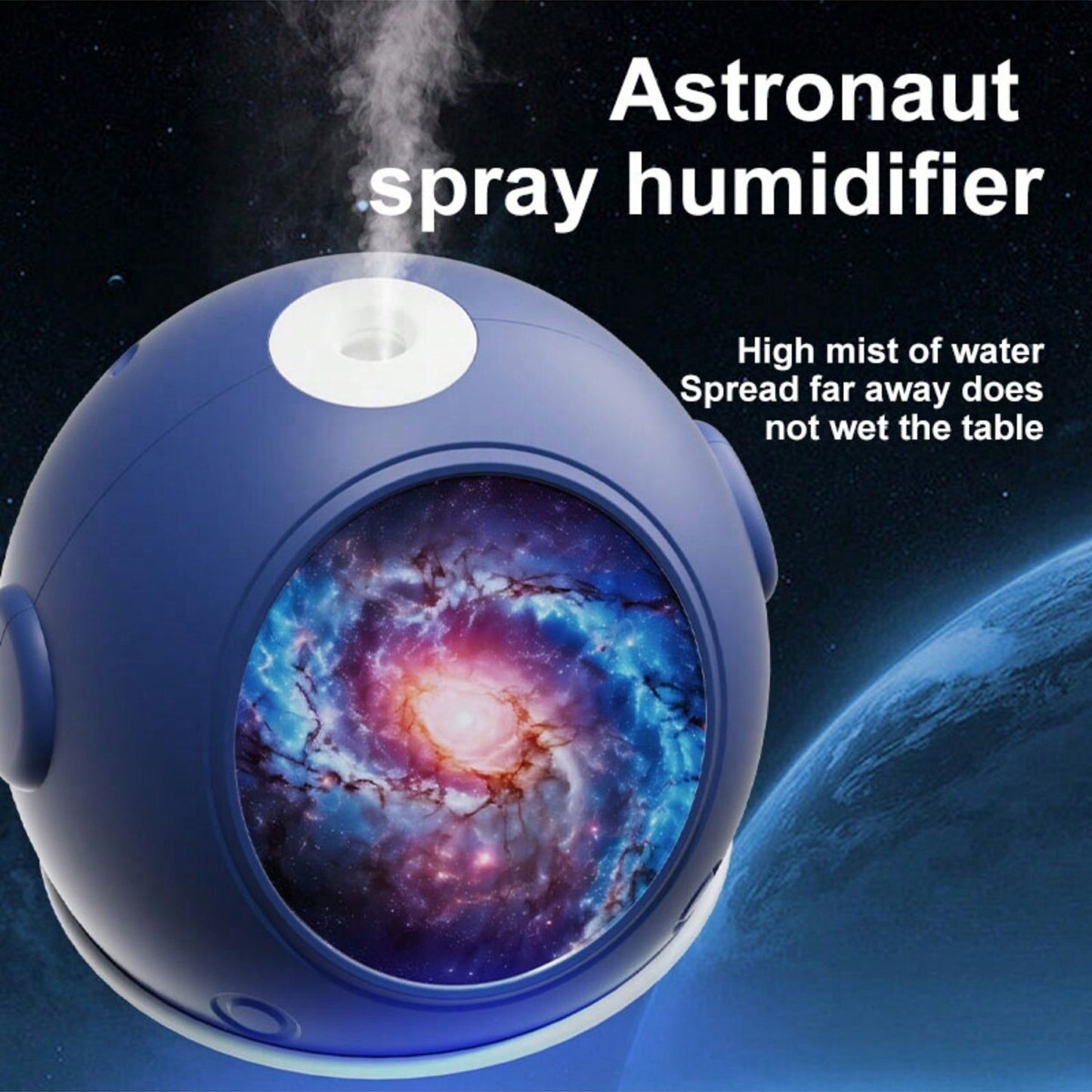 Astronaut Humidifier, Ball Shape Humidifier (1 Pc / 110 ML) Your Brand