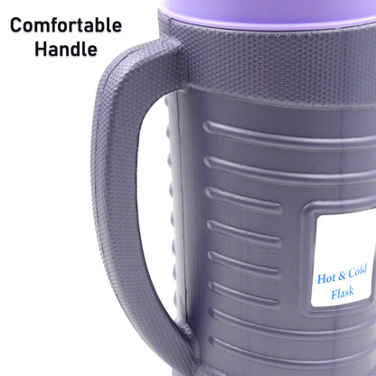 Portable stainless steel thermos