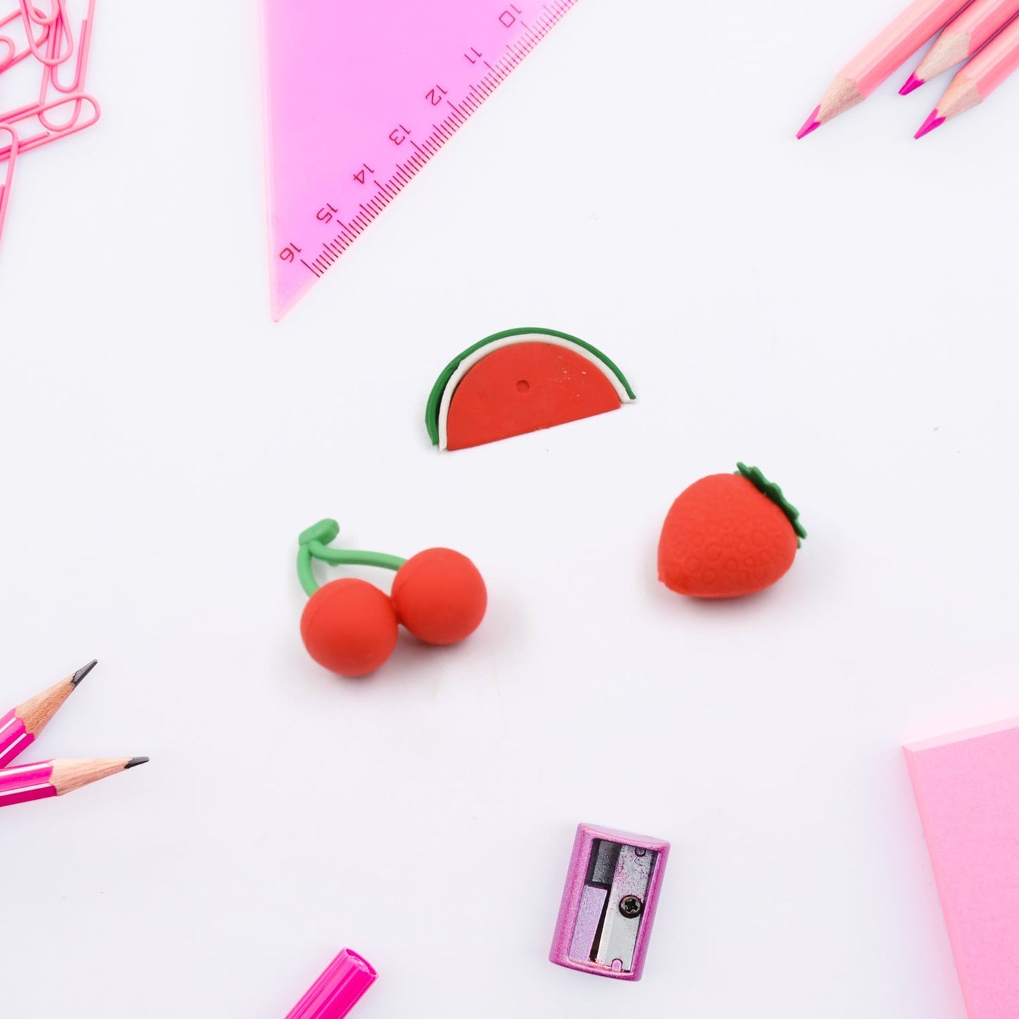 3D Mix Design Fancy & Stylish Colorful Erasers, Mini Eraser Creative Cute Novelty Eraser for Children Different Designs Eraser Set for Return Gift, Birthday Party, School Prize (1 Set) Your Brand