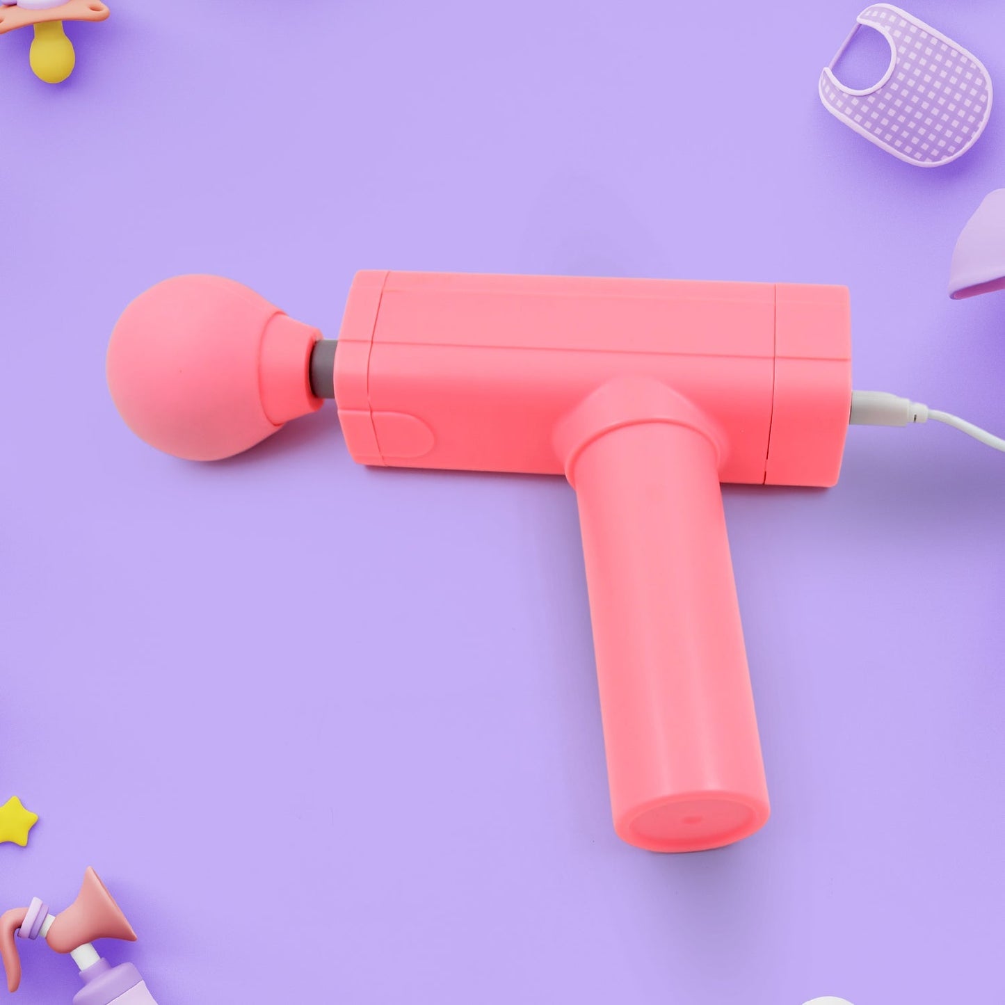 Massage Gun Deep Relax, Powerful Muscle Massager, USB Chargeable (1 Pc) Your Brand