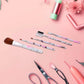 Decorative Floral Makeup Brushes