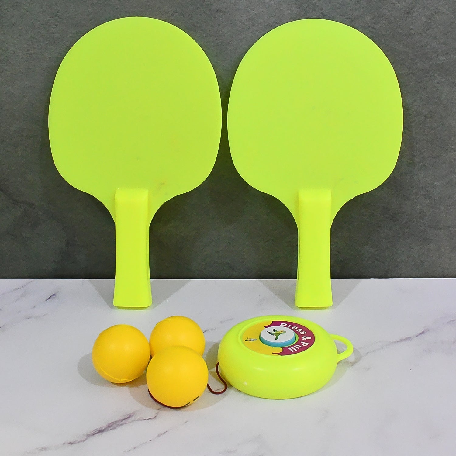 Hanging Table Tennis Trainer Set with Three Ball (1 Set) Your Brand