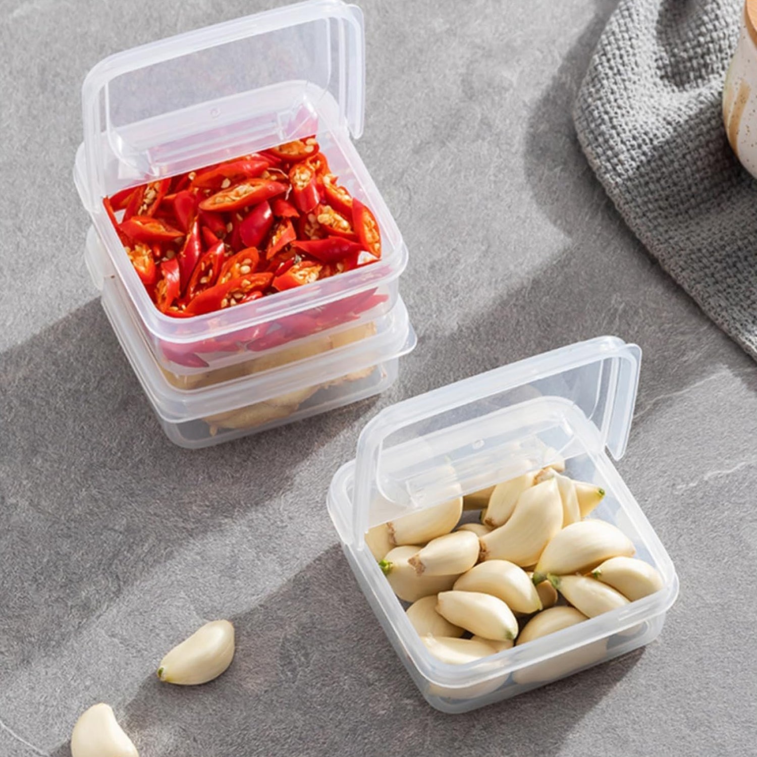 Transparent Storage Box Food Storage (1 Pc / 10×10 CM) Your Brand