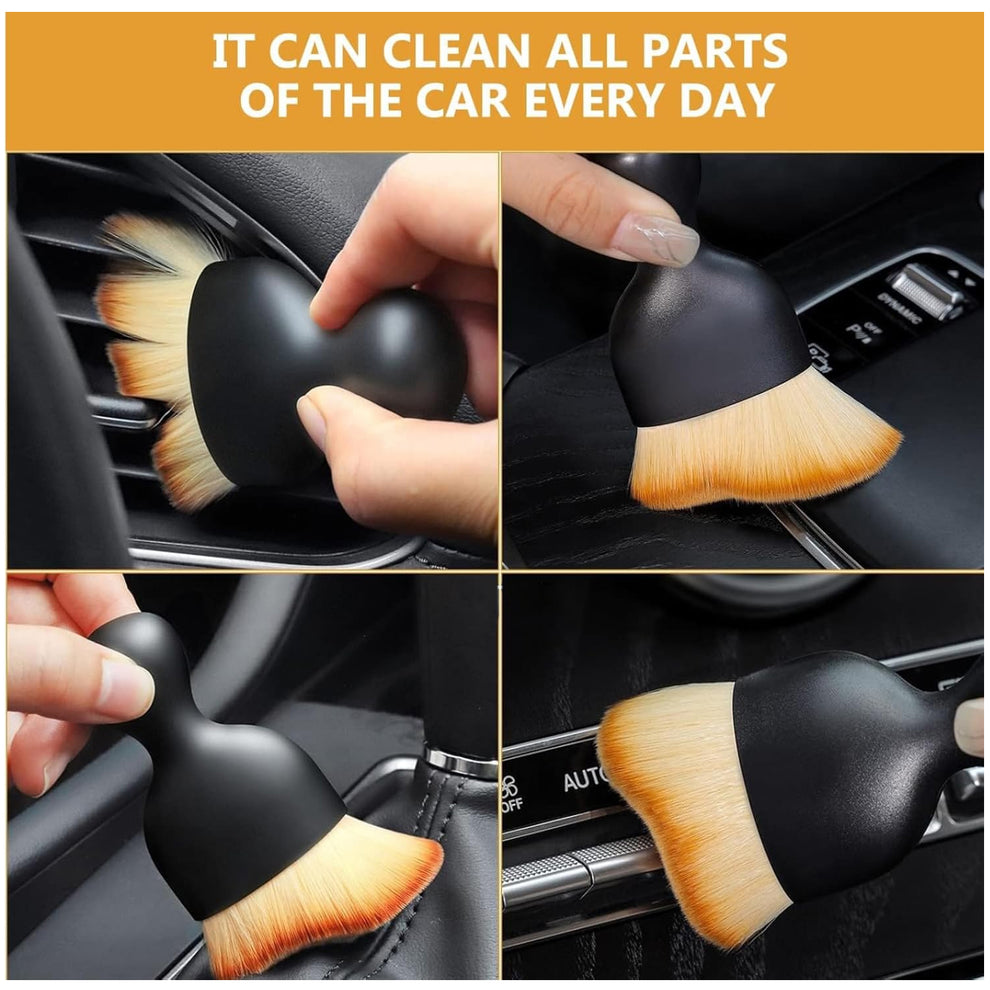 Blind spot round mirror + Interior cleaning brush + Wiper detergent tablet (5 pc) shopbyte