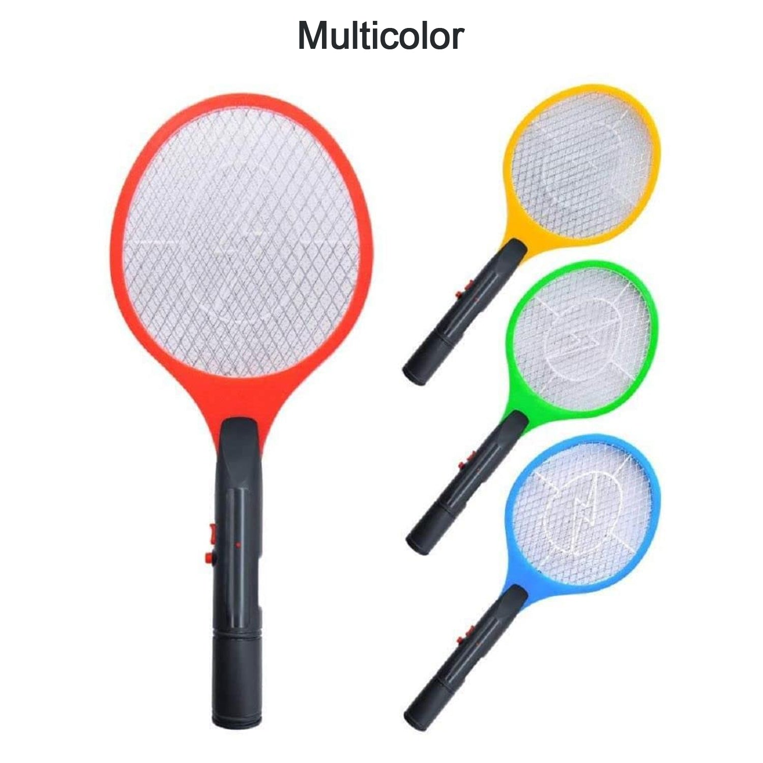 Mosquito Killer Racket Rechargeable Handheld Electric Fly Swatter Mosquito Killer Racket Bat, Electric Insect Killer (Quality Assured) (with cable) Your Brand