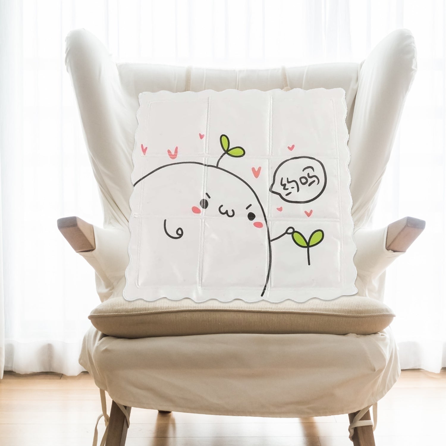 Ice Pad Cartoon Cute Summer Gel Cooling Office Cushion (35×35 CM / 1 Pc) Your Brand