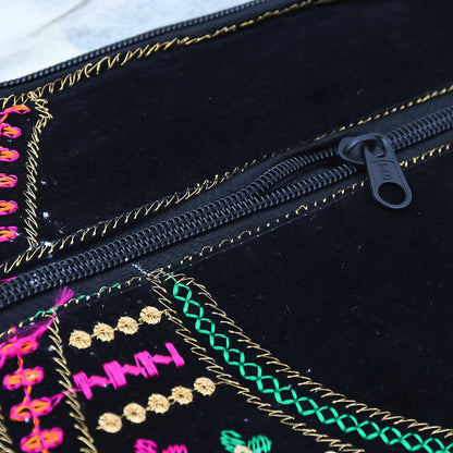 9 inch Handcrafted Cotton Embroidered Shoulder Bag for Girls & women (1 Pc) Your Brand