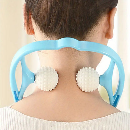 Neck Shoulder Massager, 13.5x7.08in Portable Relieving the Back for Men Relieving the Waist Women Your Brand