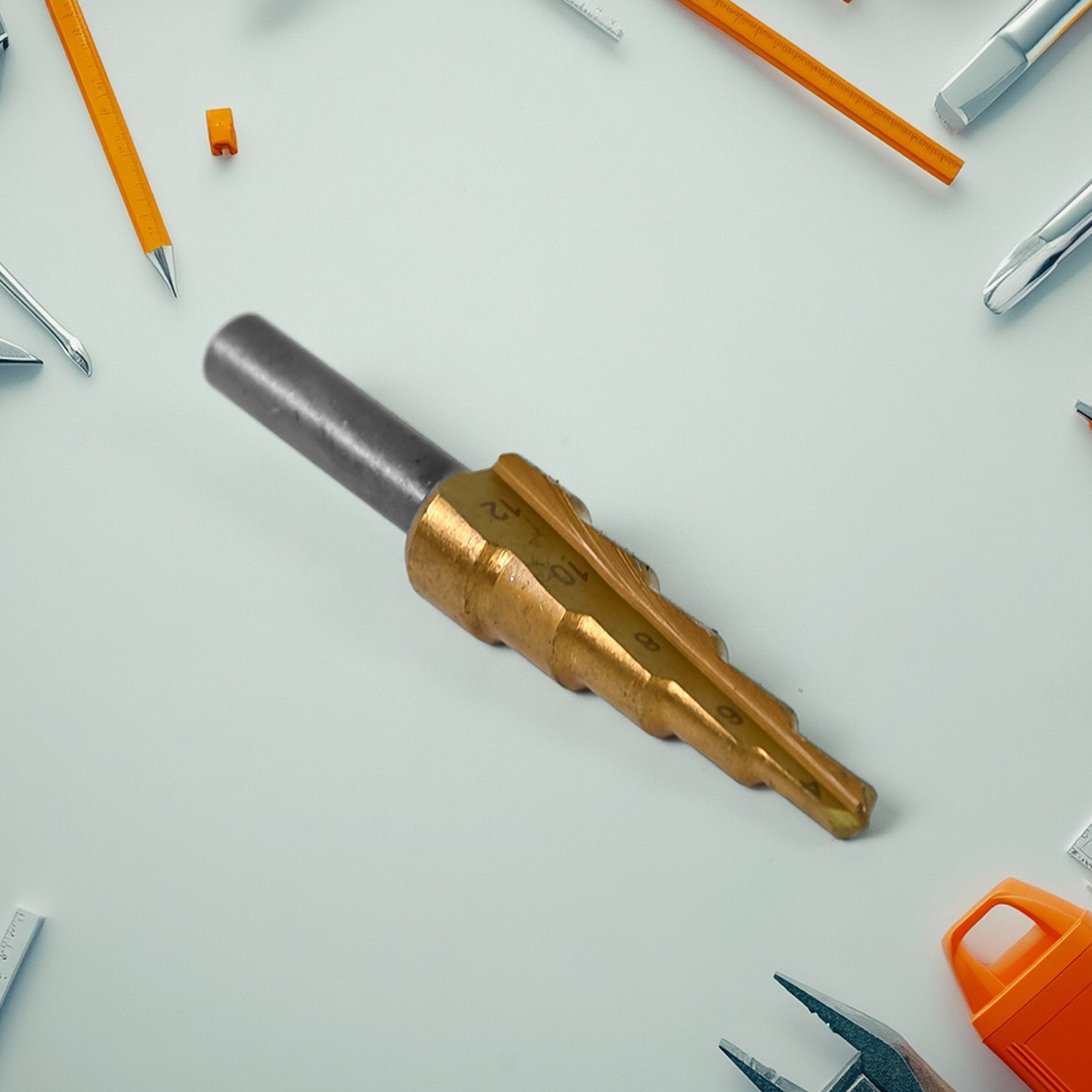 Step Drill Bit for Metal, High-Speed Steel Step Drill Bit (1 pc / 4-12 MM) Your Brand