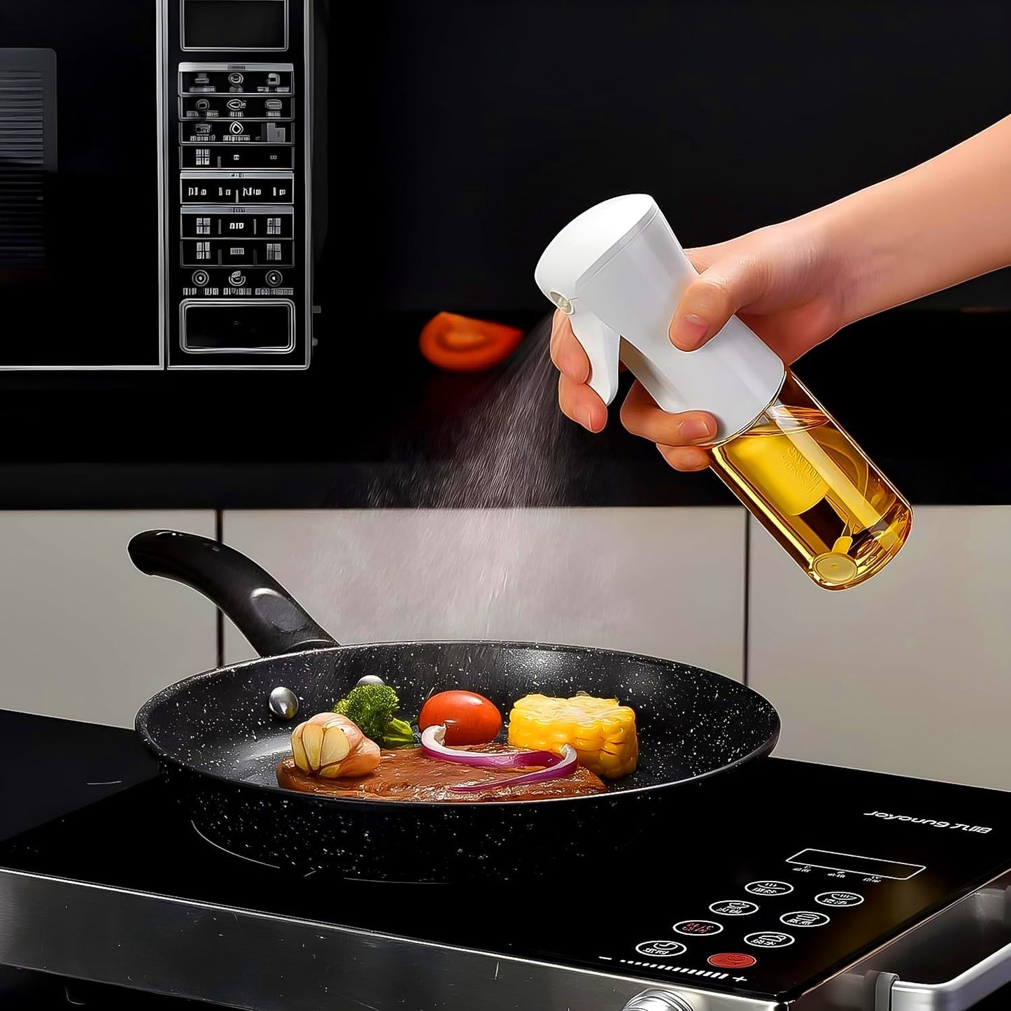 Plastic Oil Spray Bottle - Versatile Kitchen Gadgets (250 ML Approx / With White Box) Your Brand