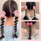 Fun Spiral Hair Braiding Charm Clips