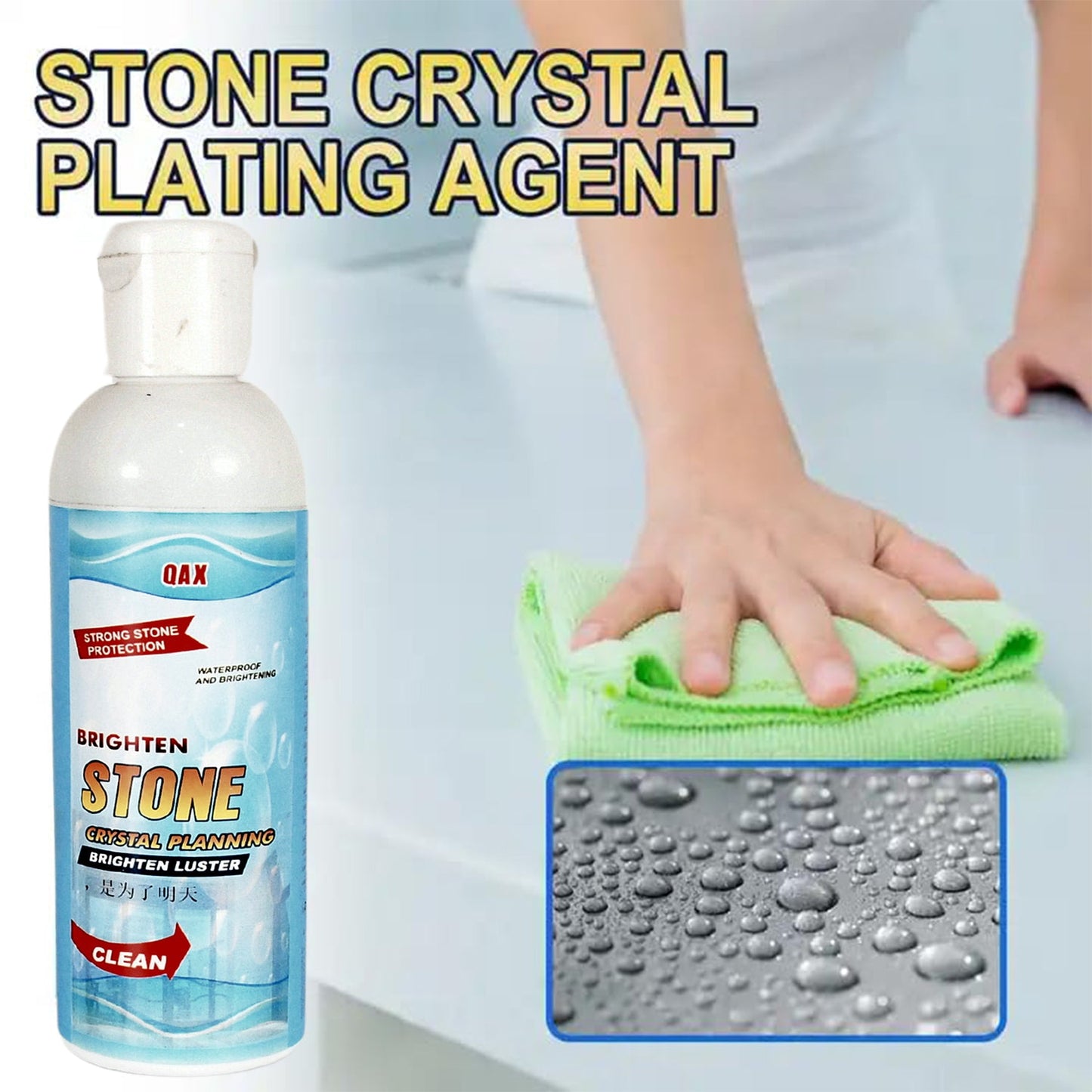 Stone Stain Remover & Crystal Plating Cleaner for Tiles (75 ML)