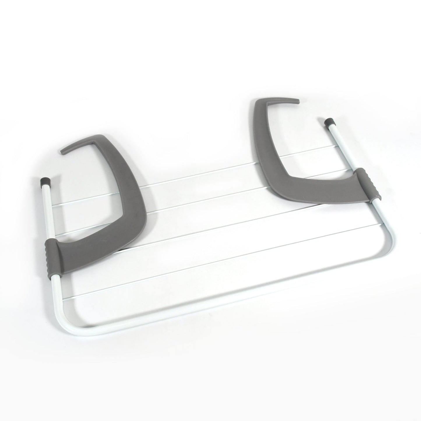 Metal Steel Folding Drying Rack for Clothes Balcony Laundry Hanger for Small Clothes Drying Hanger Metal Clothes Drying Stand, Socks and Plant Storage Holder Outdoor / Indoor Clothes-Towel Drying Rack Hanging on The Door Bathroom Your Brand