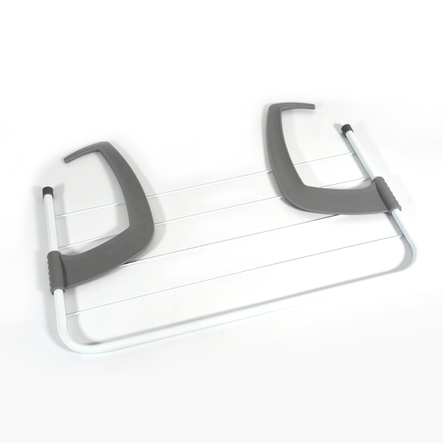Metal Steel Folding Drying Rack for Clothes Balcony Laundry Hanger for Small Clothes Drying Hanger Metal Clothes Drying Stand, Socks and Plant Storage Holder Outdoor / Indoor Clothes-Towel Drying Rack Hanging on The Door Bathroom Your Brand