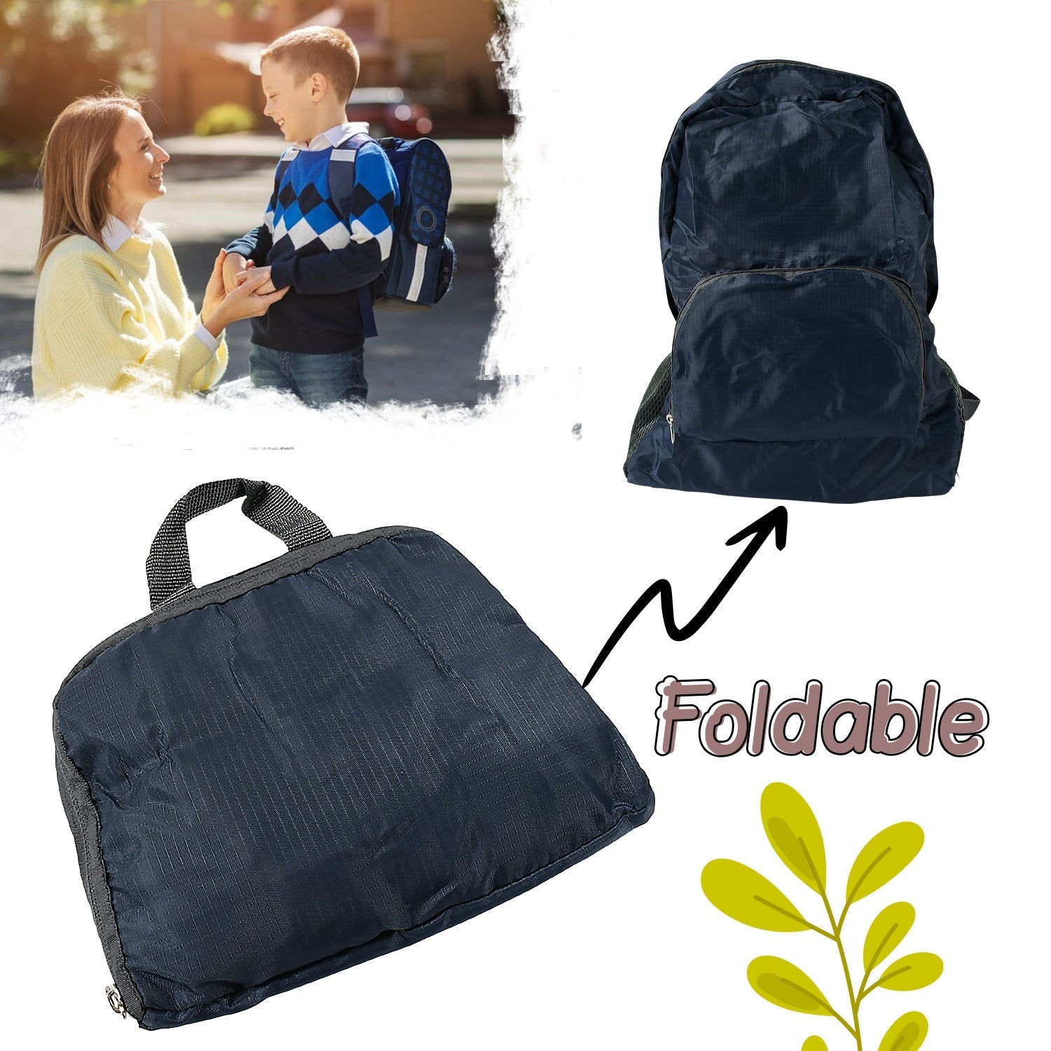 Multi Functional Magic Travel Foldable Bag, Lightweight Foldable Backpack Outdoor Mountaineering Bag Travel Backpack, Camping Hiking, Sports Day pack for Men Women Your Brand