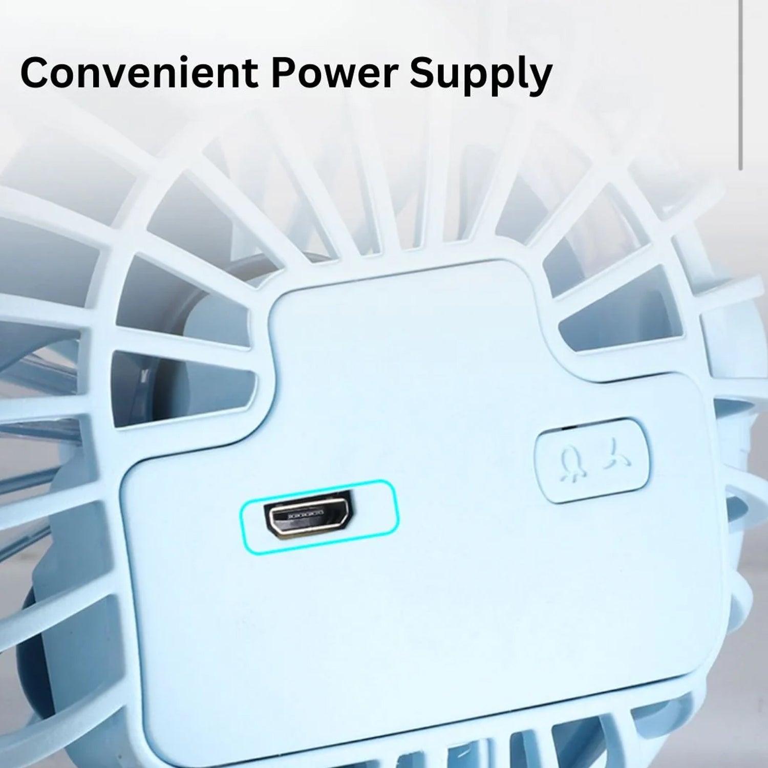 Portable Clip-on Fan, Battery Operated, With Light & Spray, Small Yet Powerful USB Table Fan, 3-Speed Quiet Rechargeable Mini Desk Fan, 360° Rotation, Personal Cooling Fan for Home, Office, Camping Your Brand