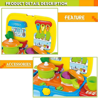 Kitchen Vehicle Set Toy for Kids Big Cooking (21 Pcs Set) Your Brand