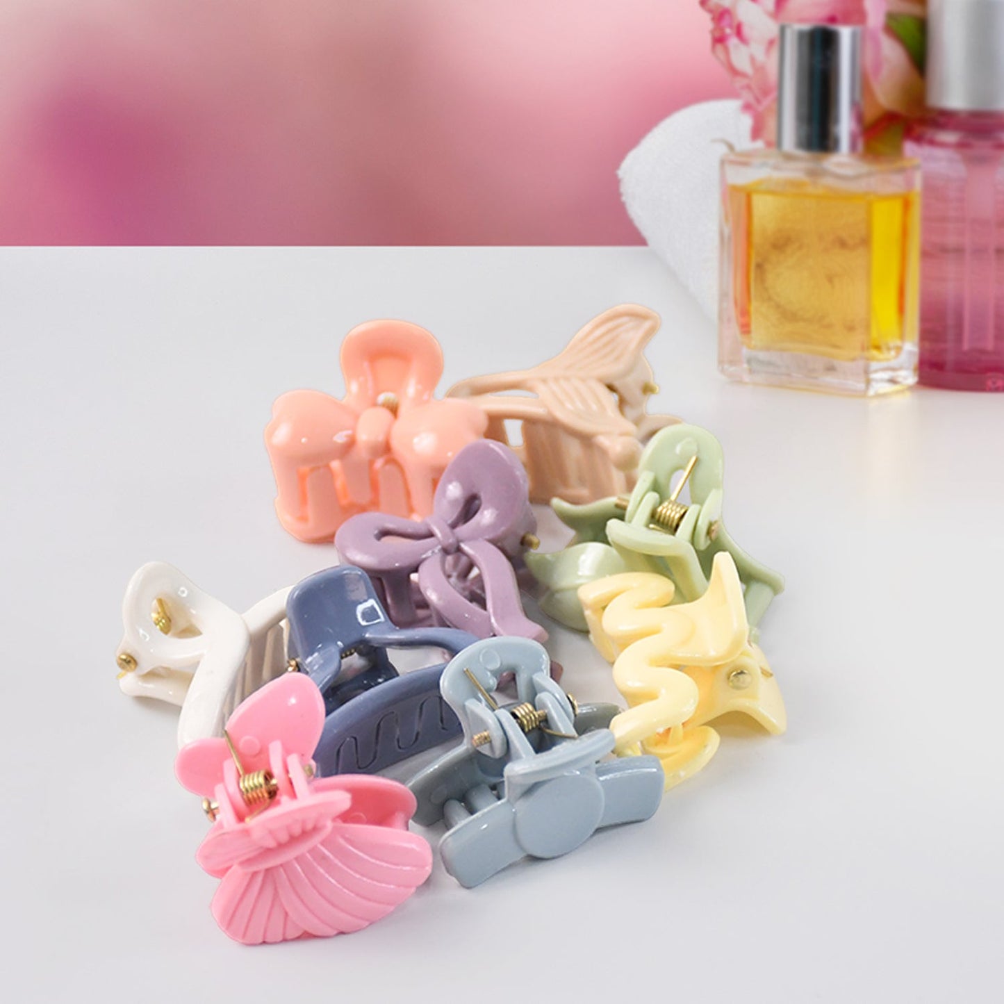 Hair Clips for Girls Kids Hair Accessories (6 Pcs Set), Hair accessories (Mix Design)