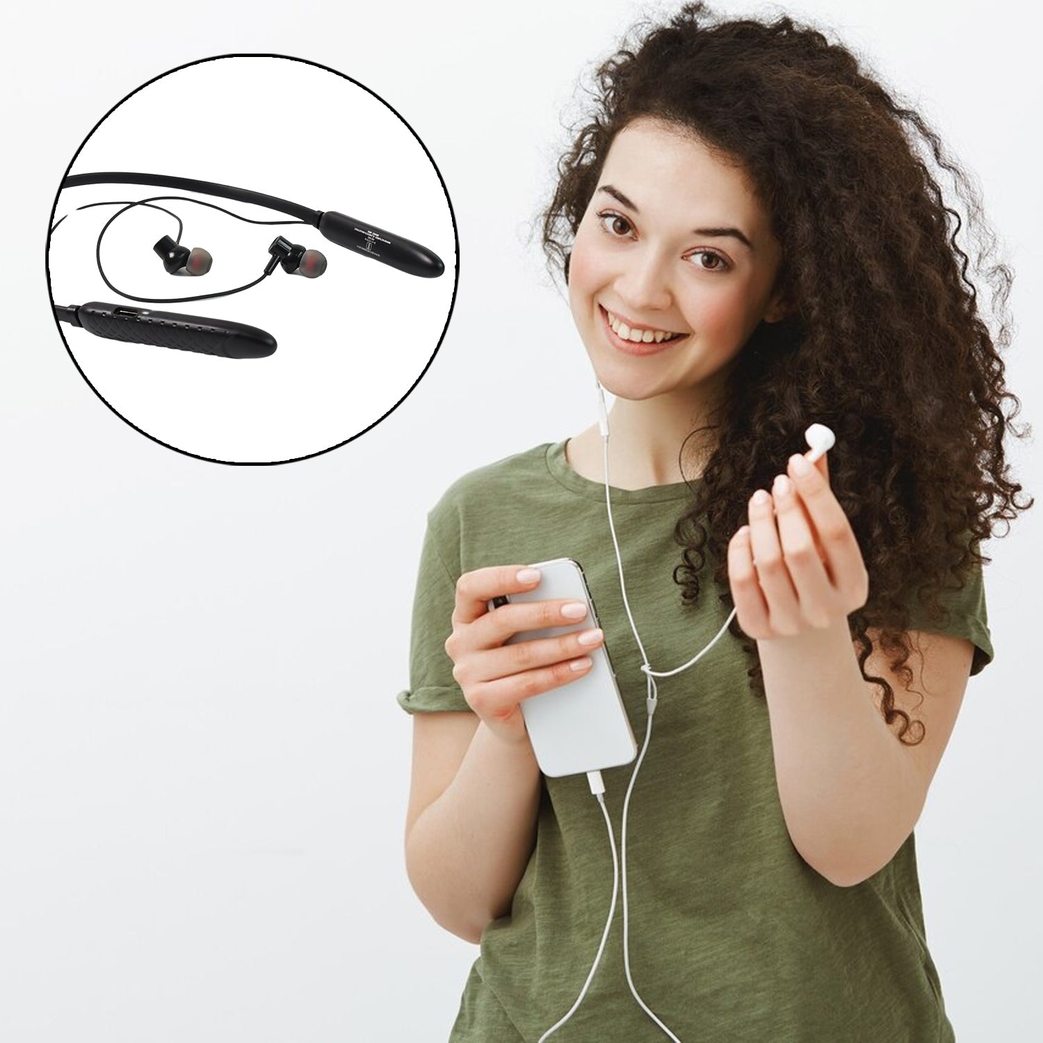 Bluetooth Wireless in-Ear Earphones (1 Pc / USB Type-C) Your Brand