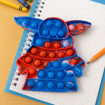 Premium Cartoon Shape Silicone Pop It Fidget Toy (1 Pc)