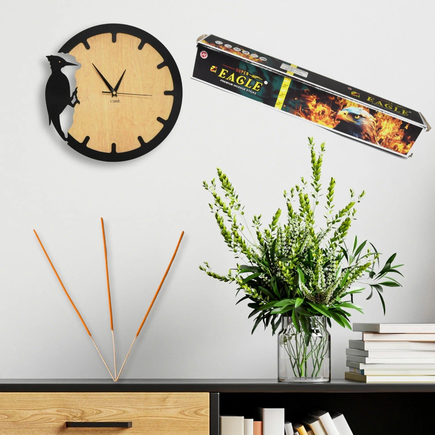 Mosquito Agarbatti Stick, Mosquito Agarbatti 1 Box (12 Packet / 120 Sticks) (Incense Stick) Your Brand
