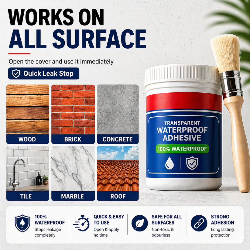 Transparent Waterproof Glue for Roof Water Leakage Solution Water (Buy 1 Get 1 Free) Shopbyte