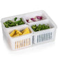 Fridge Storage Box – Freezer & Kitchen Organizer for Vegetables & Food (1 Pc)