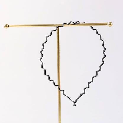 Premium Metal Zigzag Hair Bands for Men & Women (6 Pc)