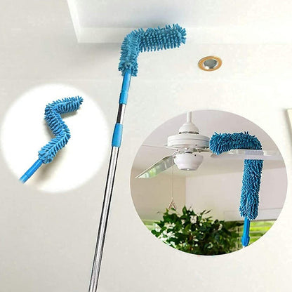 Long Handle Dust Cleaning Brush, Adjustable Microfiber dust Brush, Foldable Home appliances Ceiling Cleaner, Latest Home Improvement Products Your Brand