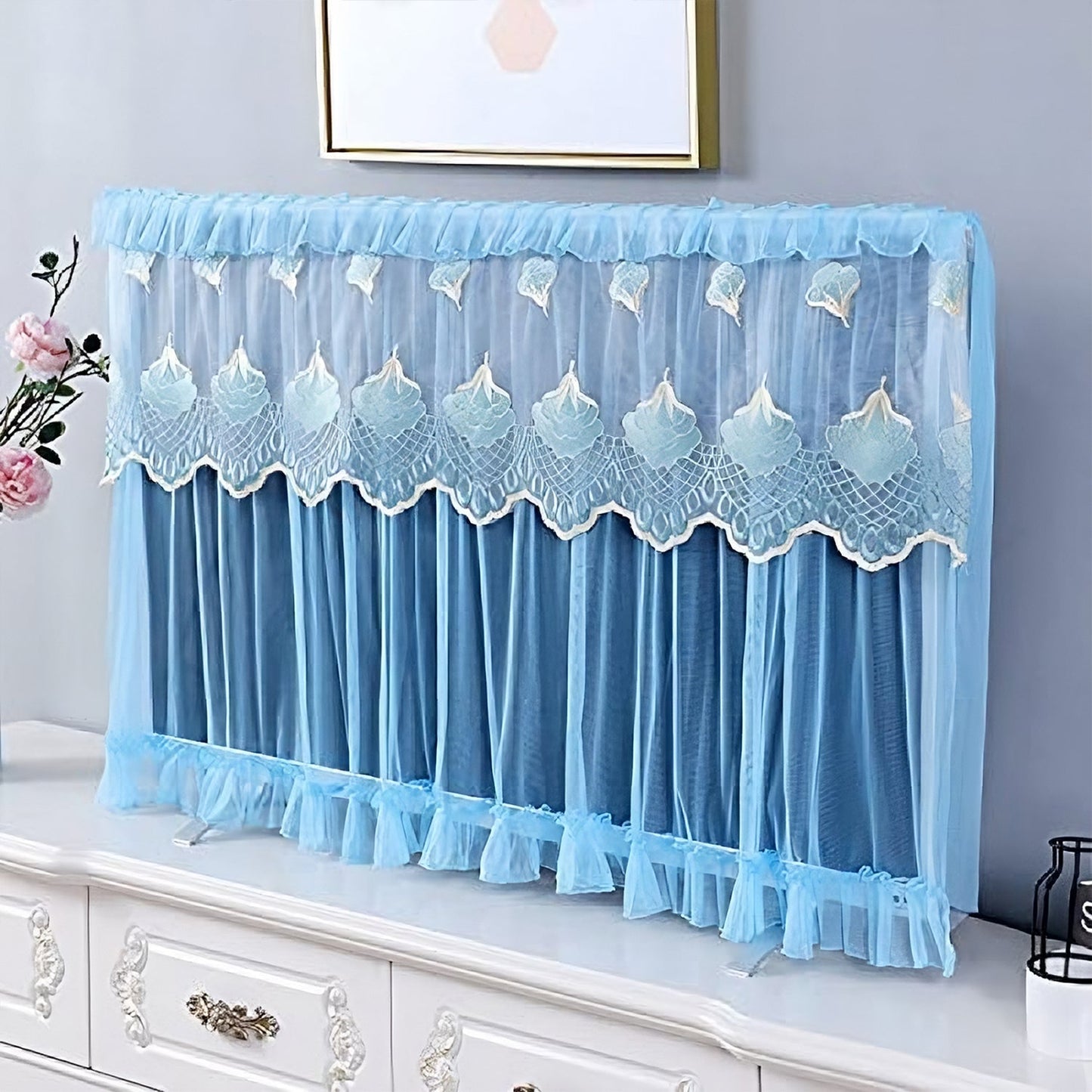 Dustproof Cover for Indoor, TV Screen Protector Cloth Cover (55 Inch) Your Brand