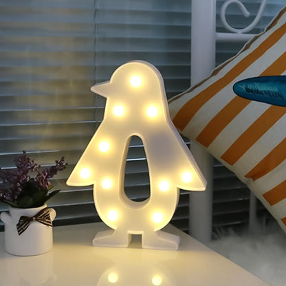 Penguin Shaped Light LED Light Kids Room (1 Pc / Battery Not Included) Your Brand