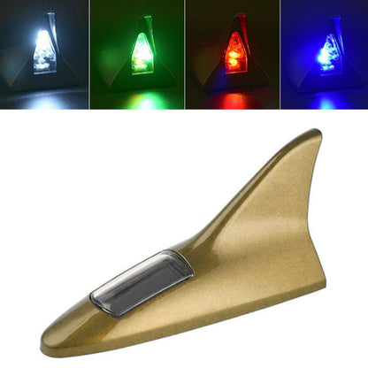 Shark Fin Light With Remote, LED Signal Antenna Solar Shark Fin Car Roof Light Sensor Decoration Flashing Lamps, Solar Powered Radio Signal for Car Lamp Accessories (1 Pc)  Your Brand