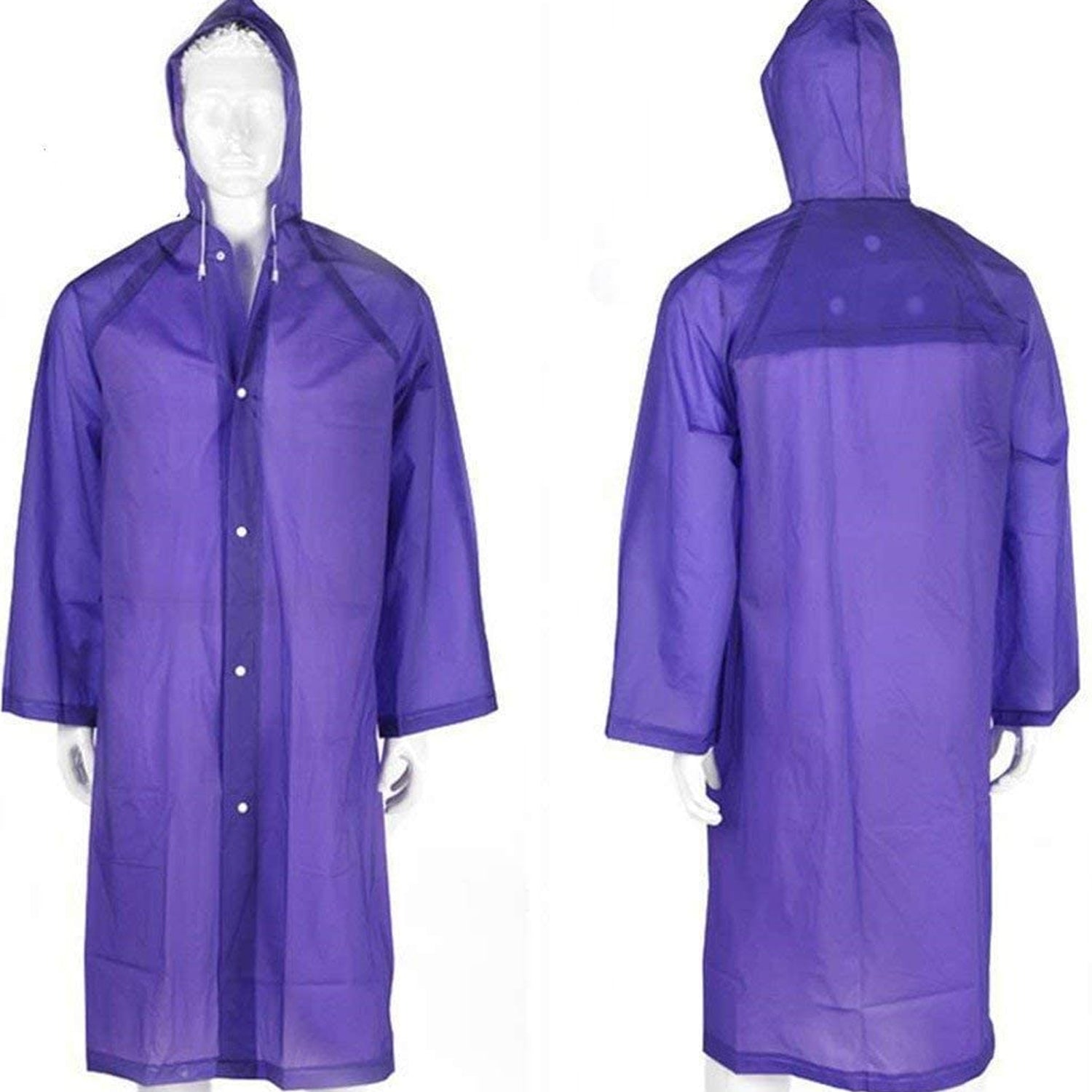 EVA Raincoat Protect Body Arms Legs, Waterproof Reusable Rain Poncho for Women Men Adult Kids Outdoor Traveling Eva Material Raincoat / Rain wear / Rain Suit for Outdoor Accessory (1pc) Your Brand
