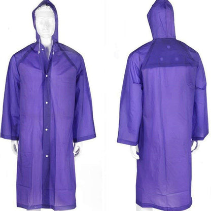 EVA Raincoat Protect Body Arms Legs, Waterproof Reusable Rain Poncho for Women Men Adult Kids Outdoor Traveling Eva Material Raincoat / Rain wear / Rain Suit for Outdoor Accessory (1pc) Your Brand