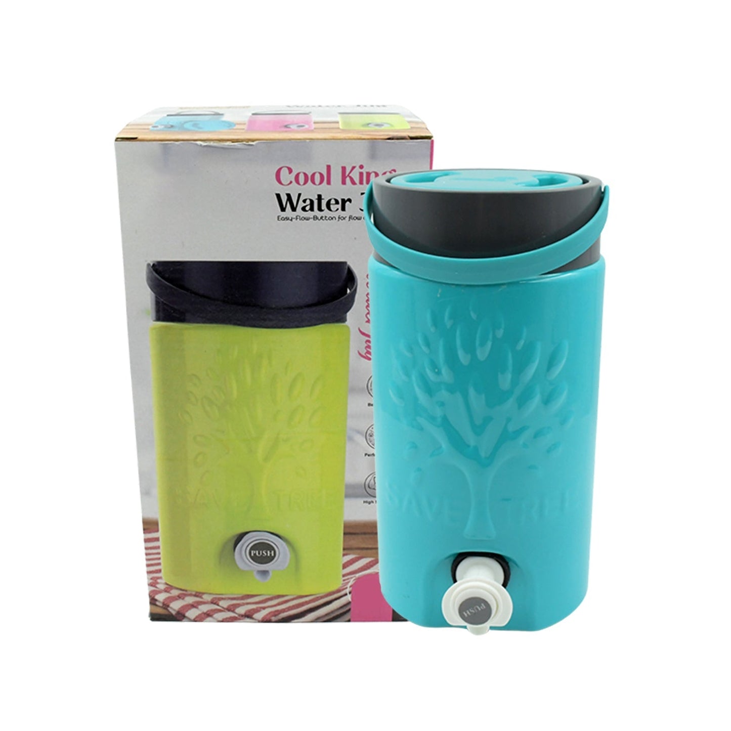 Insulated Water Jug with Tap (3000ml): Leakproof, Travel Cooler Your Brand