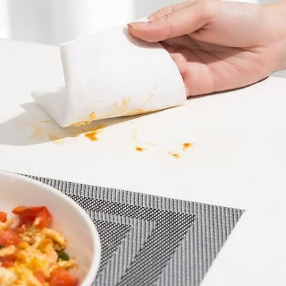 Kitchen Cleaning Wipes | Strong Decontamination Kitchen Wipes | Disposable Kitchen Wet Wipes Household Cloth Towel For Removing Grease Stains And Cleaning Glass (Pack of 80 Pcs) Your Brand