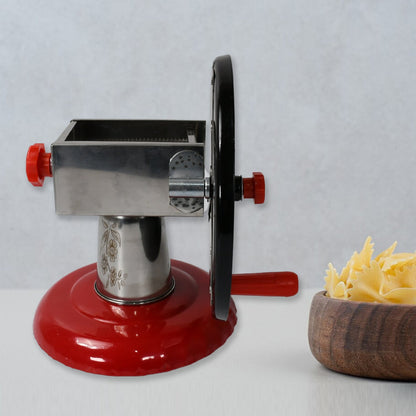 Stainless Steel Chips Maker and Vegetable Slicer for Kitchen Potato Slicer Graters and Chippers. Chips Maker is Suitable for Vegetable Cuttings. Chips Maker Consist Hard Coated Iron Wheel and Stand. Your Brand