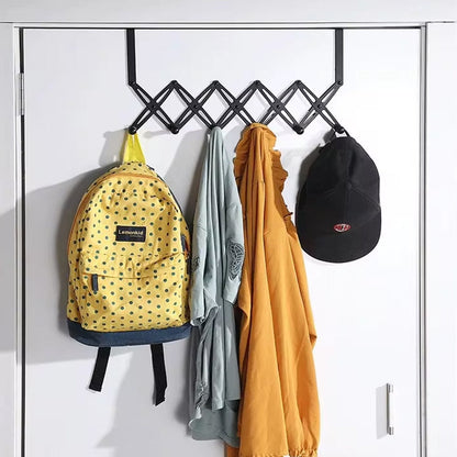 6 Hook Door Hanger, Steel Coat Rack (1 Pc) Your Brand