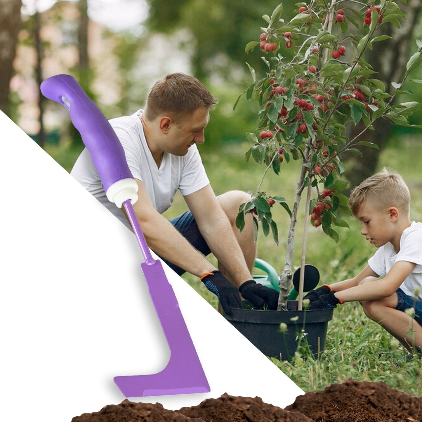 Heavy Duty Garden Tools, Gardening Tools Kit for Home Garden, Indoor and Outdoor Gardening for Plants, Agriculture, and Soil Tools (1 Pc)  (5 Different Types Tool) Your Brand