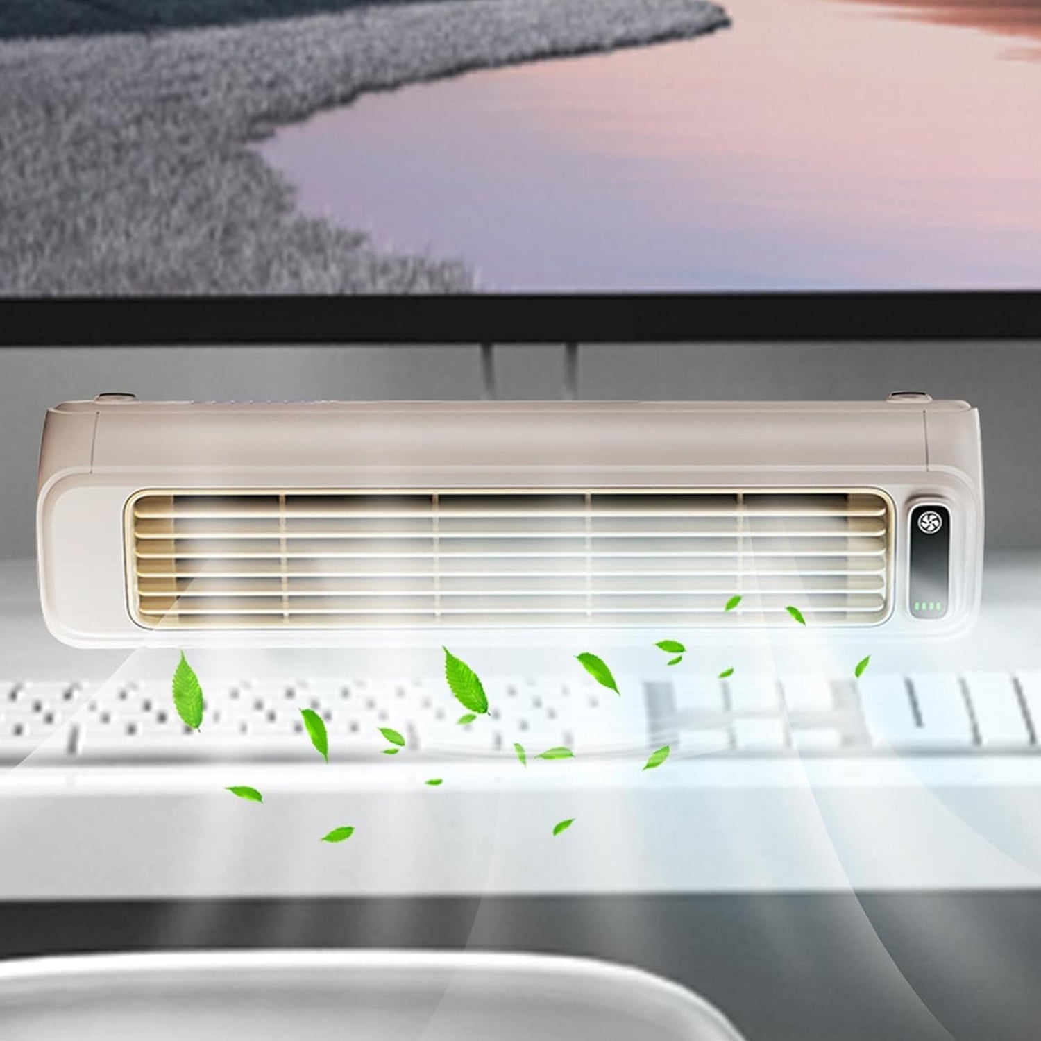 Portable Air Conditioning Cooling Fan (1 Pc / With 2 Pc Adhesive Hook) Your Brand