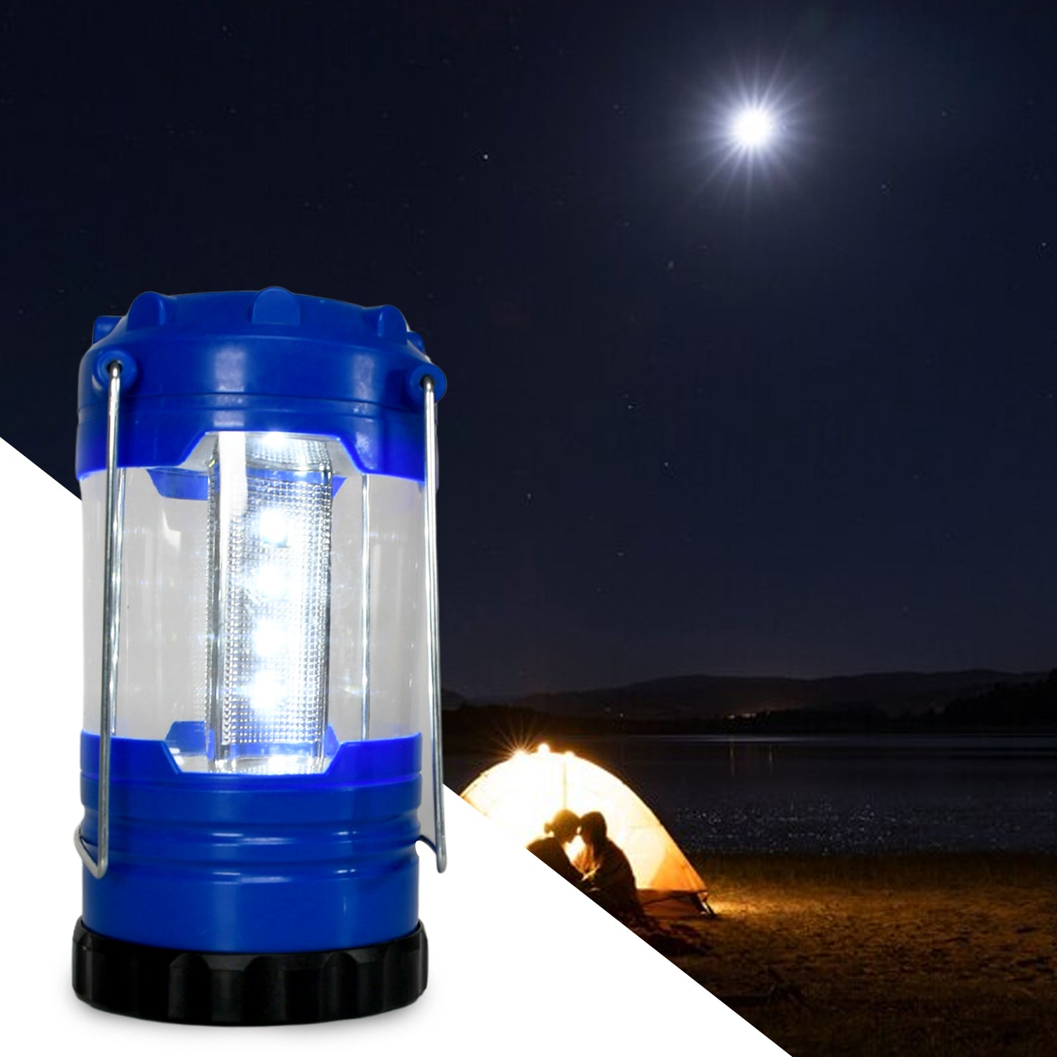 Camping Lanterns, White Light Safe Durable Tent Light Portable and Lightweight for Hiking Night Fishing for Camping, Waterproof Battery, Battery operated Light (Battery Not Included) Your Brand