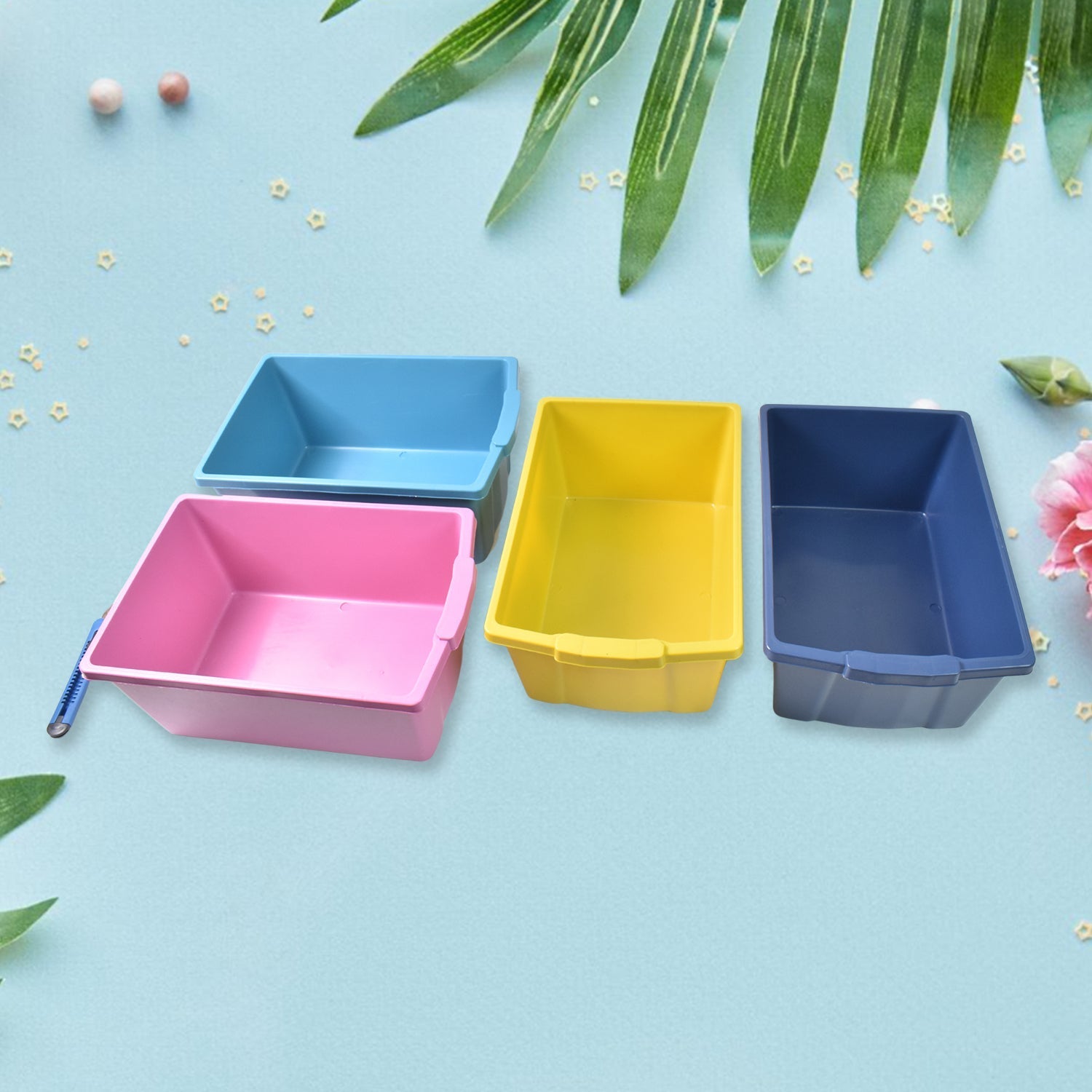 4-Layer Plastic Drawer Storage Organizer, Multi-Purpose Cabinet (1 Pc) Your Brand