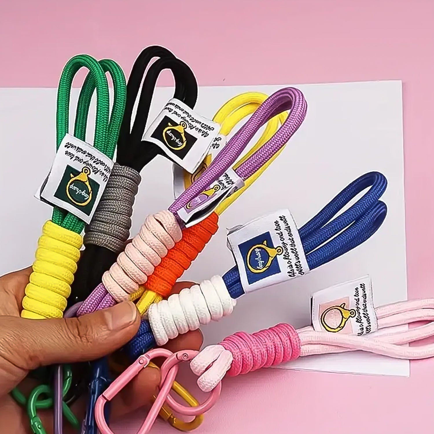 Multipurpose Hand Wrist Strap Lanyard Cellphone, Phone Strap (1 Pc / 7 Inch / Multicolor) Your Brand