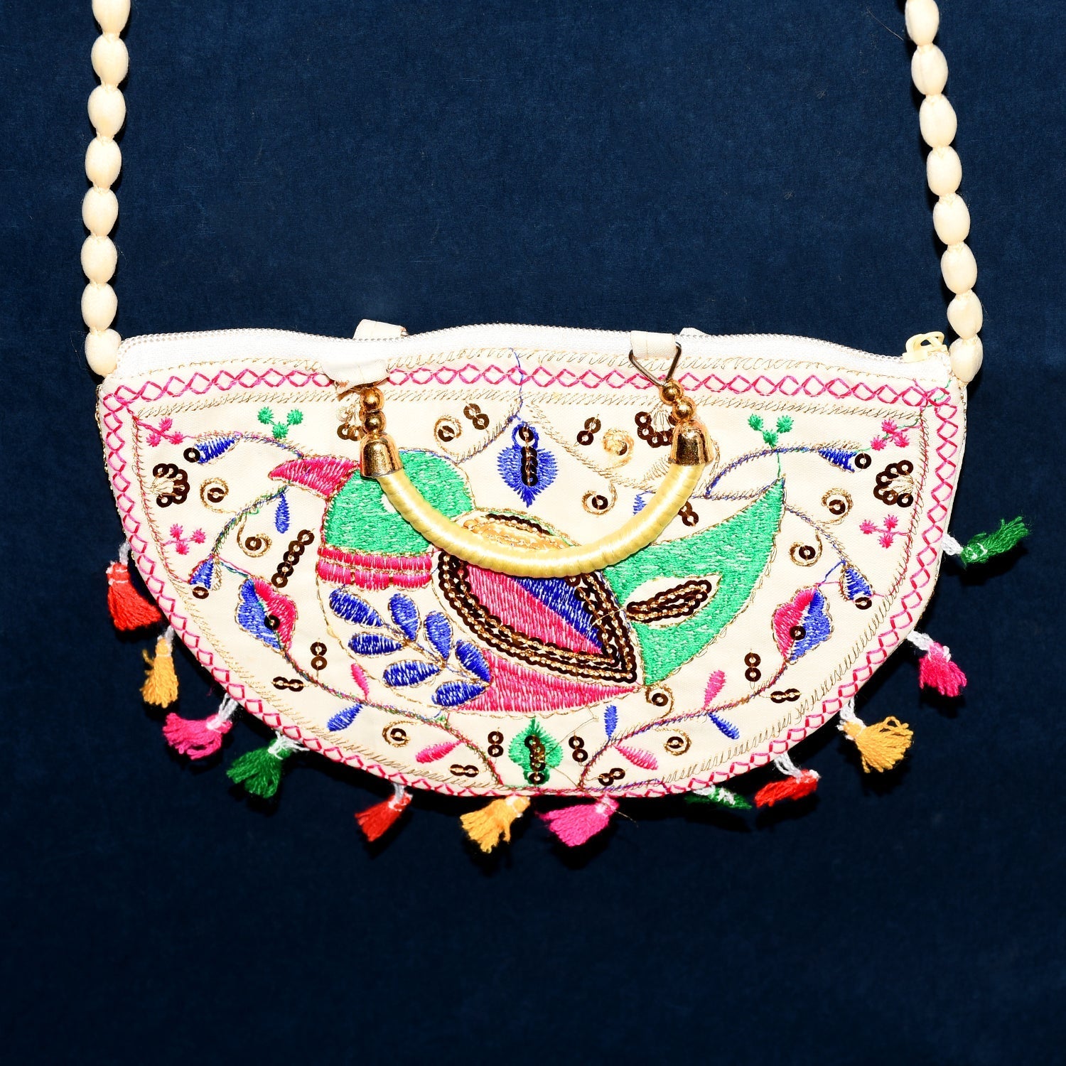 Traditional handbag, Rajasthani Jaipuri Cotton Bag (1 Pc) Your Brand