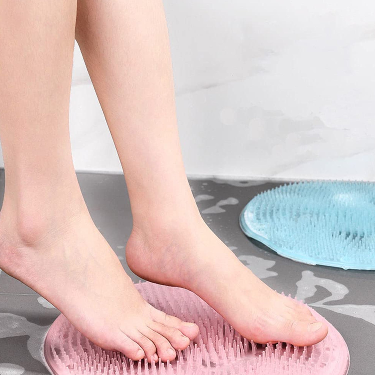 Round Shape Foot Rubbing / Bath Massager (30×30 CM / 1 Pc) Your Brand