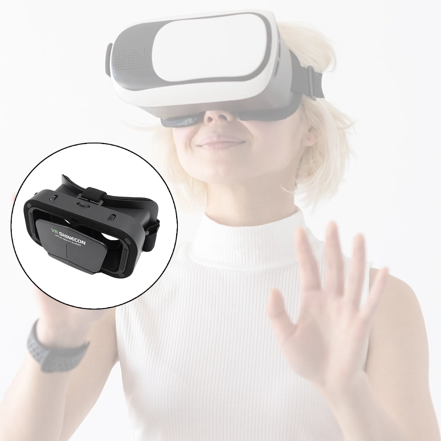 3d VR Headset Compatible with iPhone & Android Virtual Reality VR Goggles For 3D VR Movies Video Games (1 Pc) Your Brand