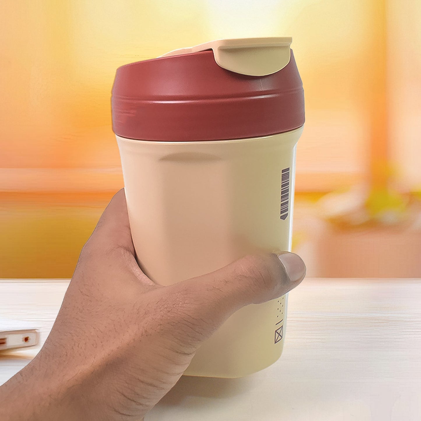 Plastic Coffee Tumbler, Travel Coffee Tumbler, Coffee Cups for Water (1 pc / 600ml) Your Brand